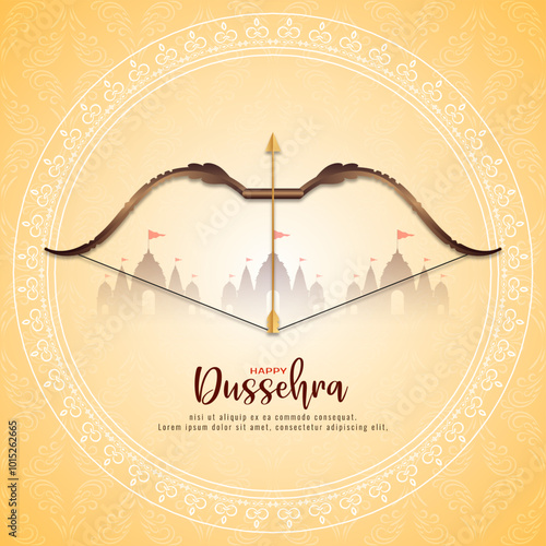 Happy Dussehra Indian festival background