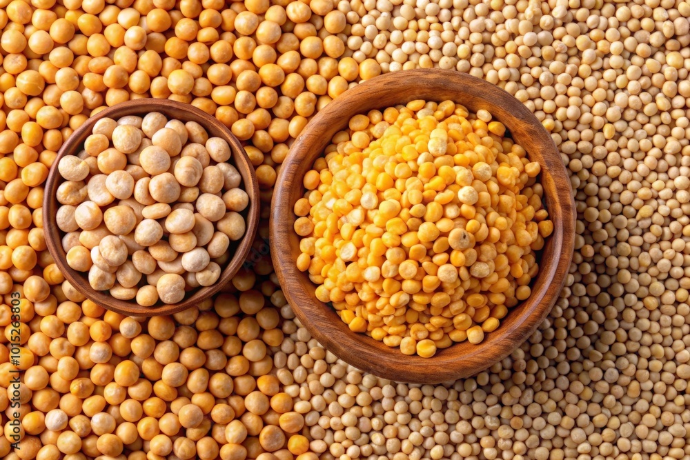 uncooked dry yellow peas grain background uncooked dry yellow peas grain background