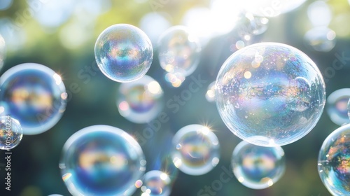 Wallpaper Mural Enchantment of Floating Bubbles: Capturing the Ethereal and Transient Torontodigital.ca