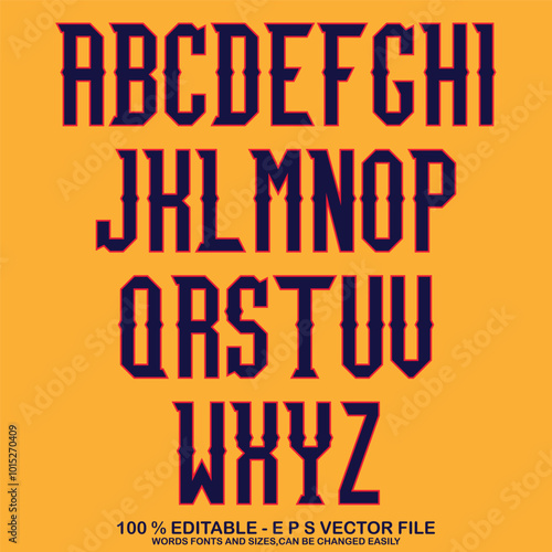 Classic college font. Vintage sport font in american style for football, baseball or basketball logos and t-shirt. Athletic department typeface, varsity style font. Vector