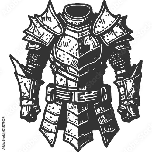 Broken Soldier Vintage Illustration Vector