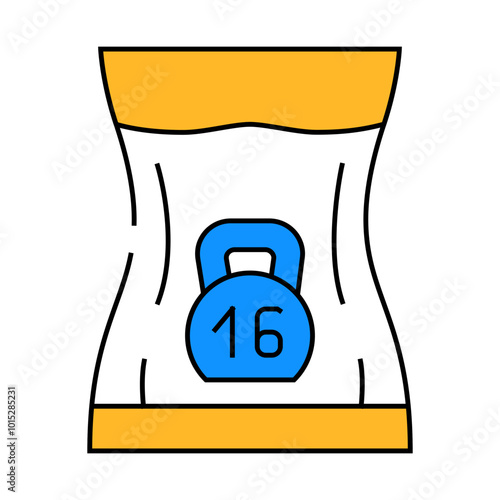 feeling of heaviness line icon vector. feeling of heaviness sign. isolated symbol illustration