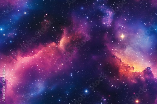 Background of deep space star cluster texture