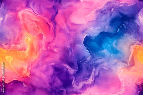 Background of colorful watercolor liquid paint texture