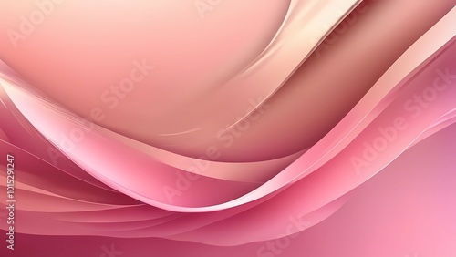 Futuristic Gradient Background Design in Champagne Pink Color. AI generatif