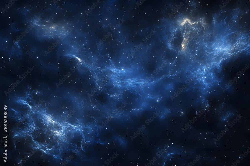 Cosmic blue nebula Cosmic blue nebula