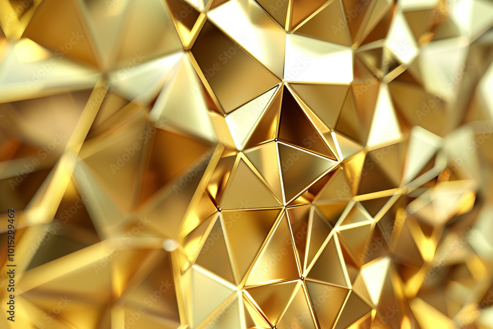 Backdrop with contemporary abstract design featuring layered gold triangles and geometric shapes. Modern geometry background. front view. Digital 3D render. wallpaper with texture. Backdrop with contemporary abstract design featuring layered gold triangles and geometric shapes. Modern geometry background. front view. Digital 3D render. wallpaper with texture.