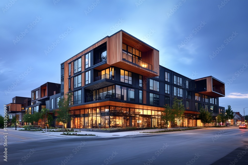Mixed-use residential building Mixed-use residential building