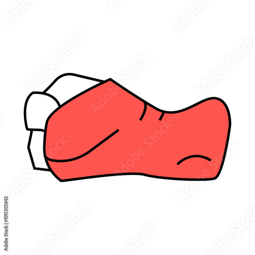 shoulder joint line icon vector. shoulder joint sign. isolated symbol illustration