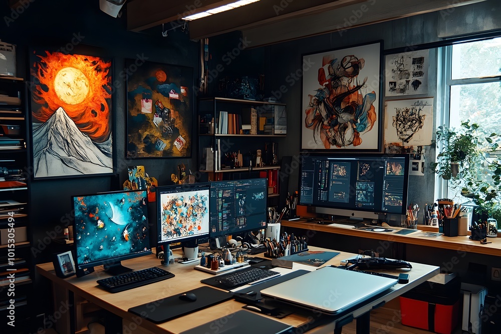 Digital art creation studio Digital art creation studio