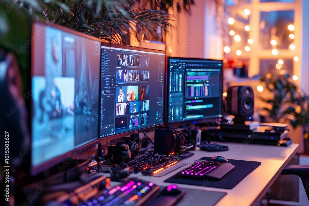 Digital content creation workspace Digital content creation workspace