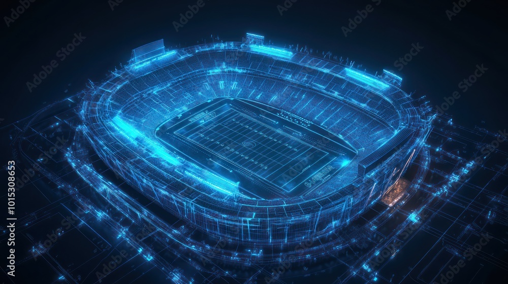 Futuristic Stadium Design Futuristic Stadium Design
