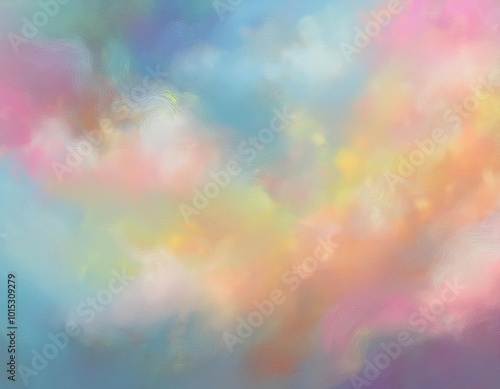 Pastell colored clouds soft background cloudscape