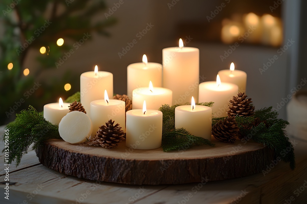 Hygge tranquil candle arrangement Hygge tranquil candle arrangement