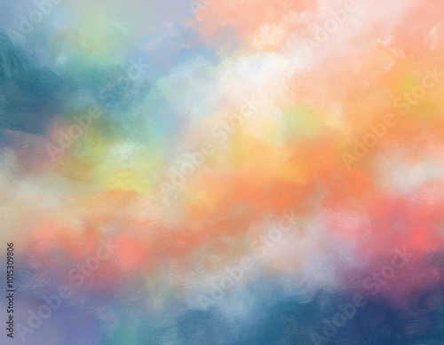 Pastell colored clouds soft background cloudscape