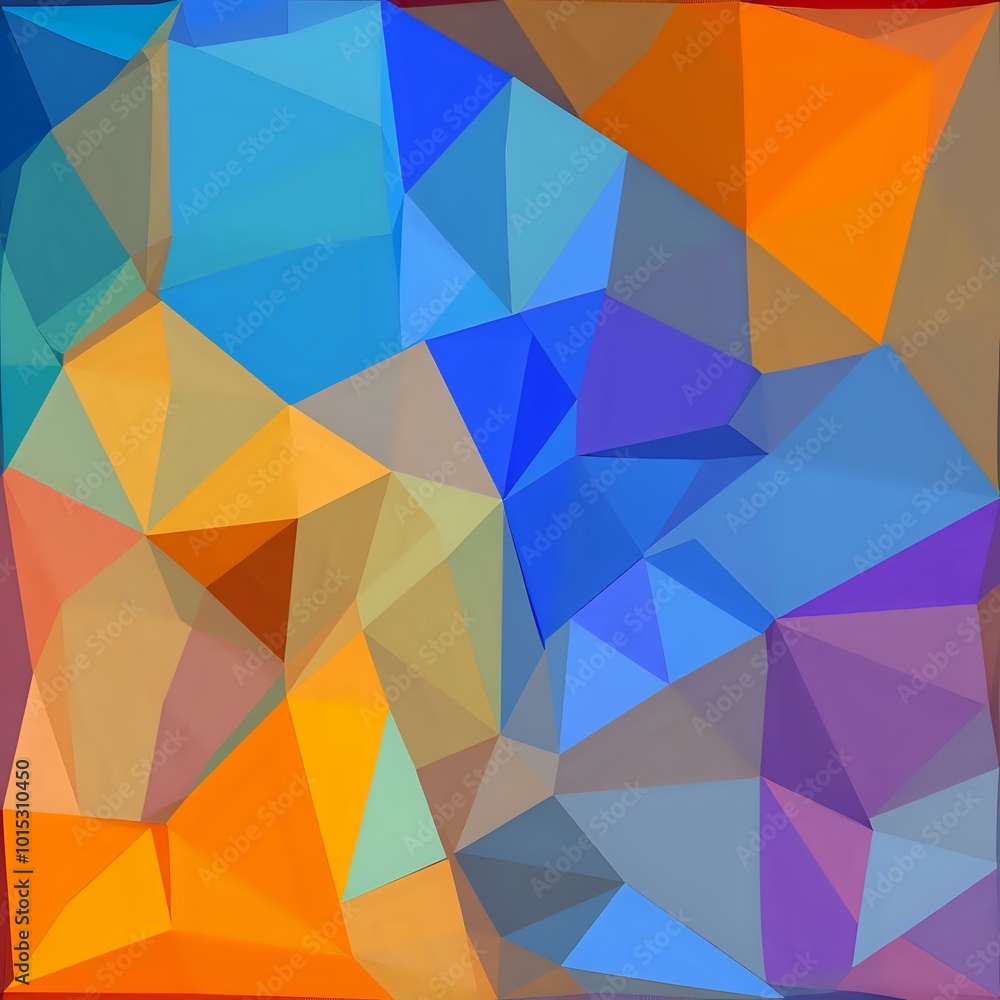 Vibrant Abstract Geometric Pattern Triangles Squares Overlapping Colors Vibrant Abstract Geometric Pattern Triangles Squares Overlapping Colors