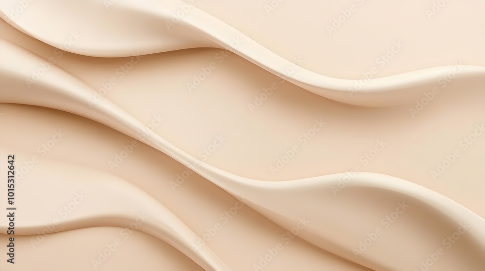 Naklejka premium Beige Colour Wallpaper
