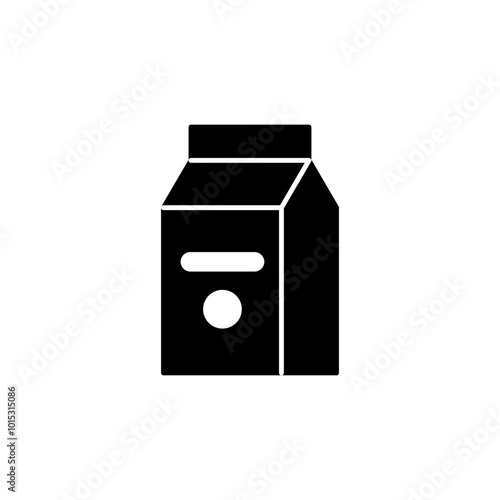 Milk, drink food icon. Restaurant line editable sign.  Public catering related icon. Menu category. Vector illustration in modern thin line style.
