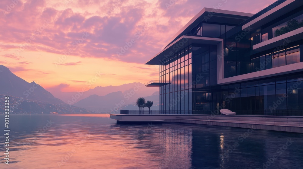 generic modern building - symbol of success generic modern building - symbol of success