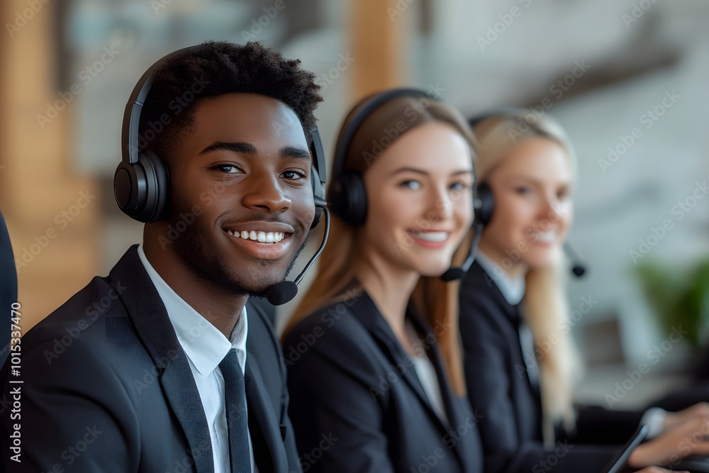 professional, business and smiling people working at call center as customer service support in the office professional, business and smiling people working at call center as customer service support in the office