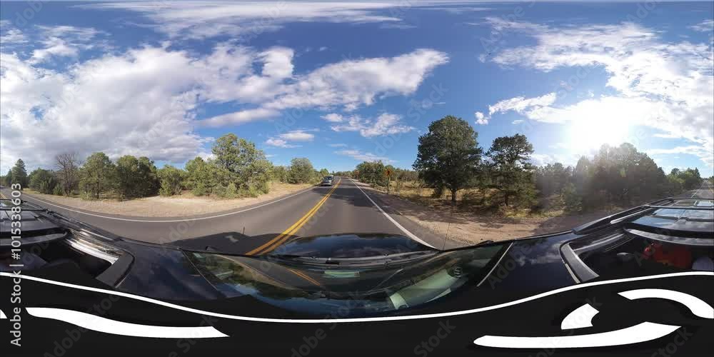 Scenic Drive along Grand Canyon National Park