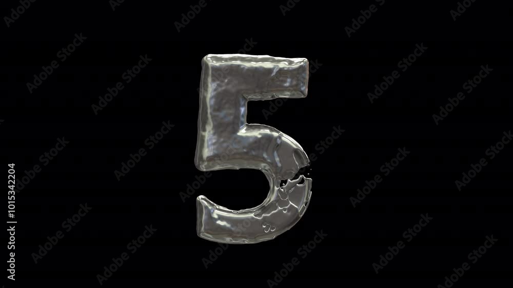 5 forming from liquid on a transparent alpha channel 5 forming from liquid on a transparent alpha channel