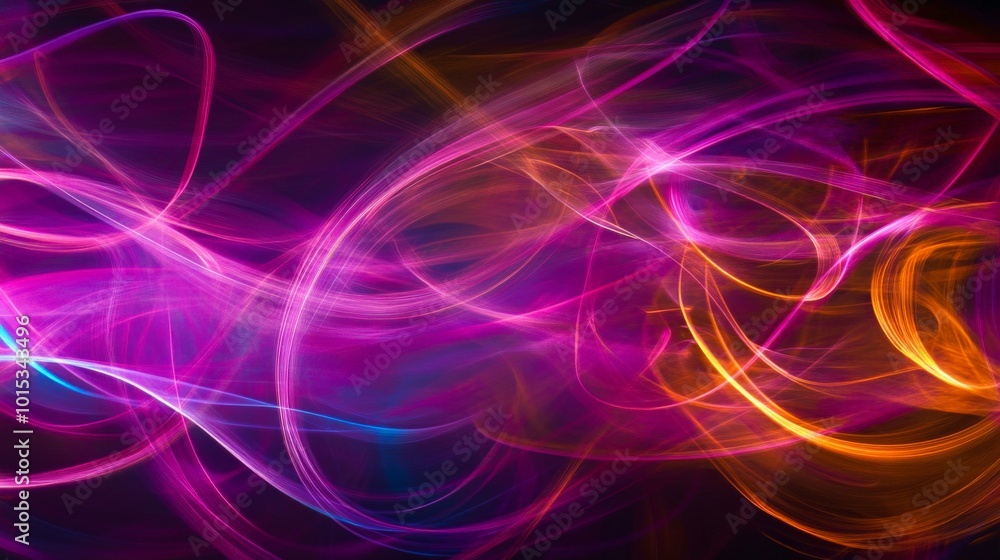 Vibrant Abstract Waves of Colorful Light Patterns Vibrant Abstract Waves of Colorful Light Patterns