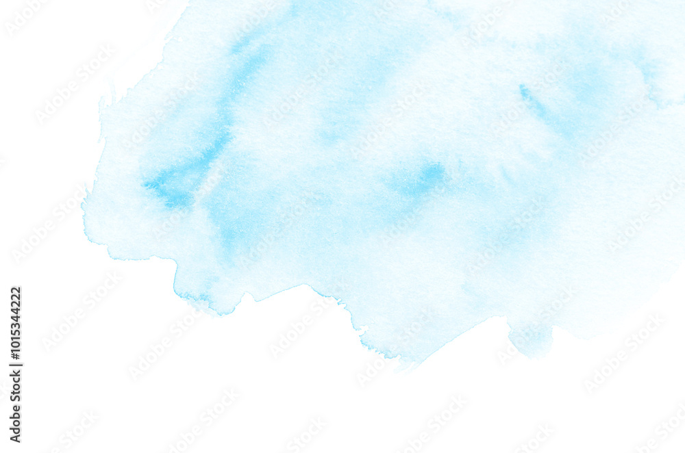 Blue light watercolor background, texture paper Blue light watercolor background, texture paper
