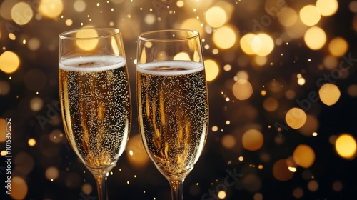 Cheers. Champagne celebration background