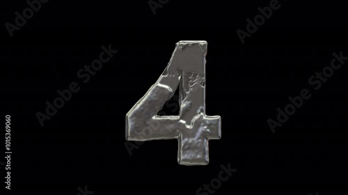 Wallpaper Mural 4 forming from liquid on a transparent alpha channel  Torontodigital.ca