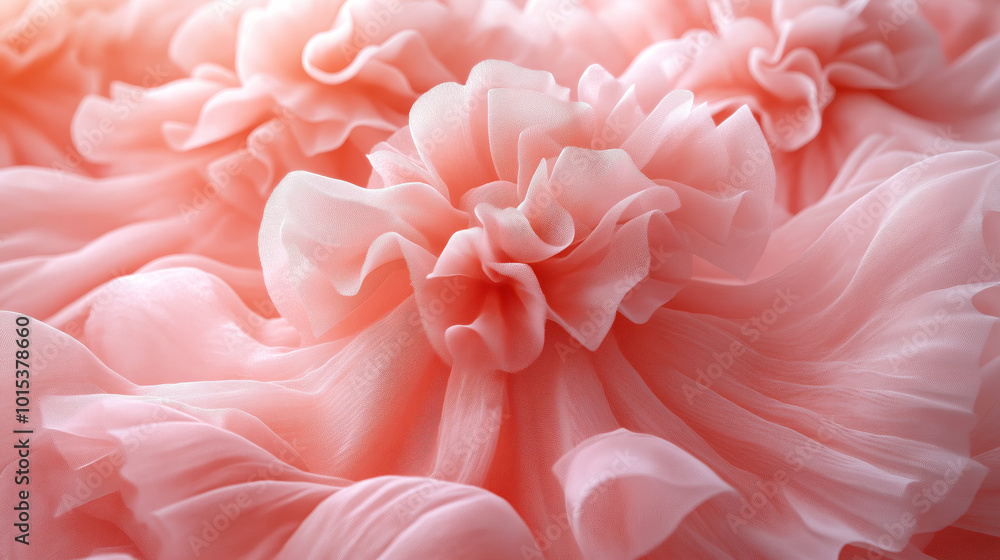 Pink nylon bows close-Delicate Pink Nylon Bow Close-upup Pink nylon bows close-Delicate Pink Nylon Bow Close-upup