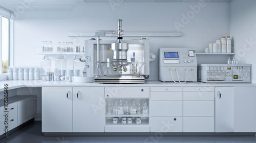 Strontium isotope analysis equipment for studying human and animal mobility photo