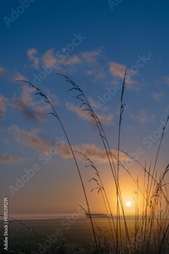 Beautiful sun rise in Denmark