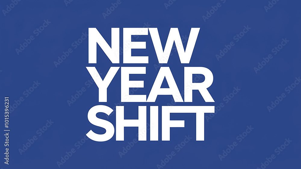 White text on blue background, New Year concept, fresh start, motivation.
White text on blue background, New Year concept, fresh start, motivation.