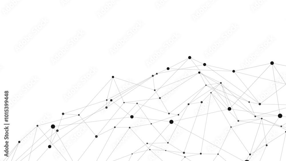 Technology abstract background. Abstract Plexus mesh geometric background. Triangles connected by lines. Minimalist mesh backdrop. Abstract polygonal shape.