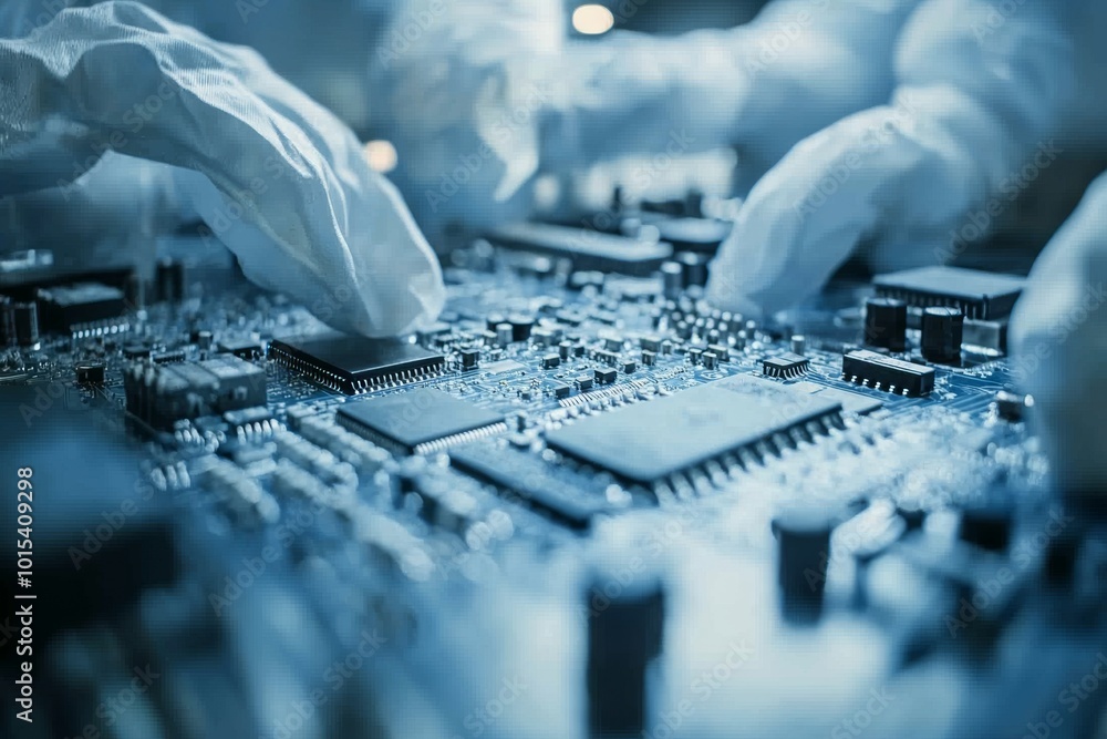 Assembly and soldering of circuit boards, inspection of completed products, and generative stock Assembly and soldering of circuit boards, inspection of completed products, and generative stock