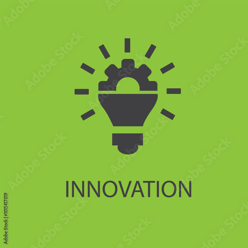 Innovation icon. Simple element from digital disruption collection. Filled Innovation icon for templates, infographics