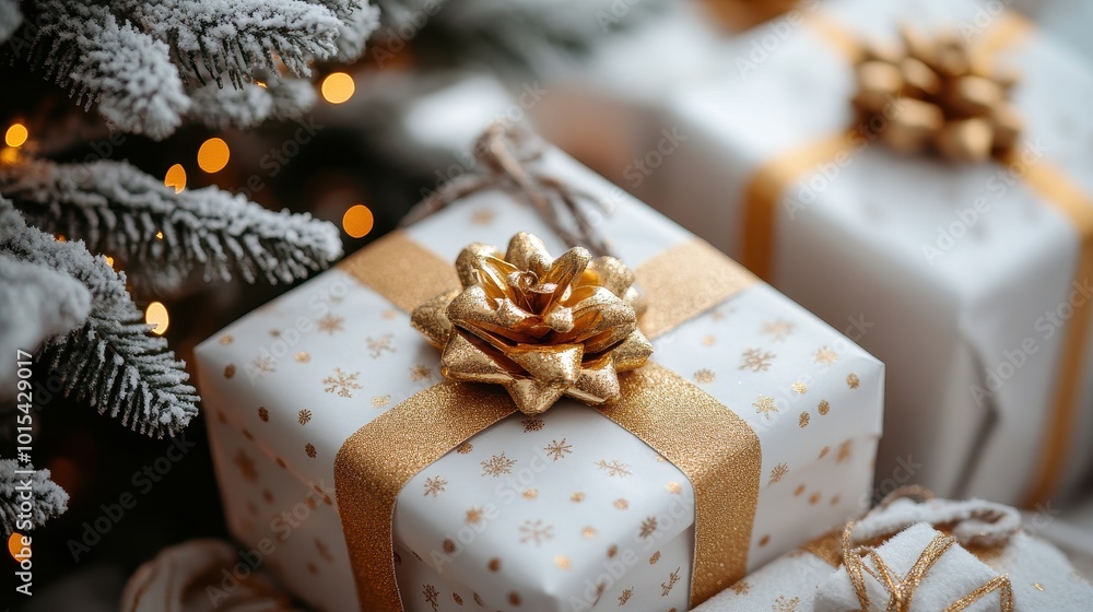 white christmas tree with gifts white christmas tree with gifts