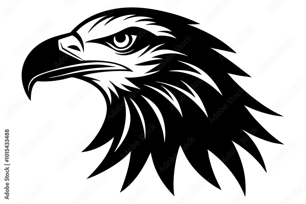 Obraz premium eagle head vector