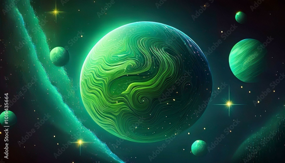 planet in space planet in space