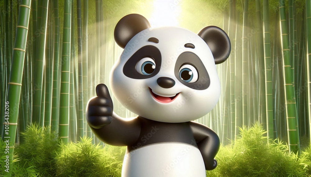 Panda Daumen hoch Panda Daumen hoch
