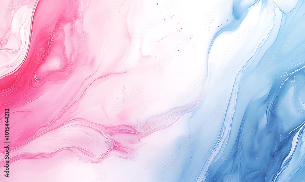 Abstract Swirls of Pink and Blue Abstract Swirls of Pink and Blue