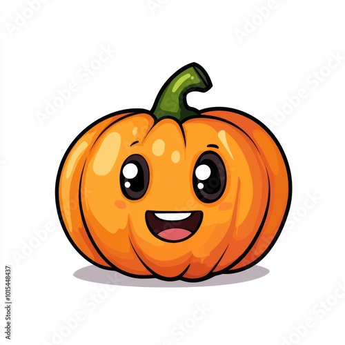 Wallpaper Mural Halloween holiday carved pumpkin isolated over white background closeup view Torontodigital.ca
