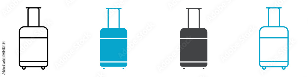 baggage icon set vector art baggage icon set vector art