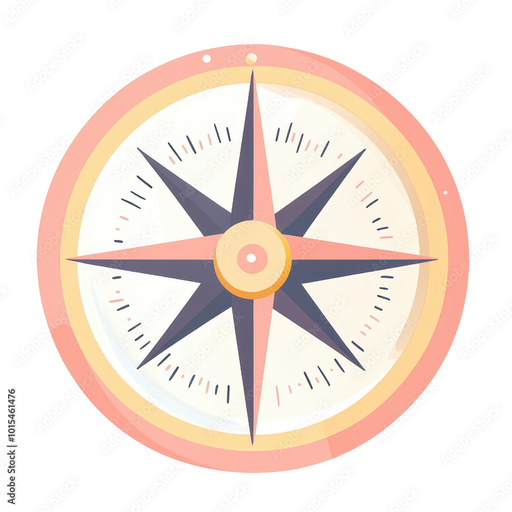 colorful compass design with star shape, isolated on a white background, transparent background. colorful compass design with star shape, isolated on a white background, transparent background.