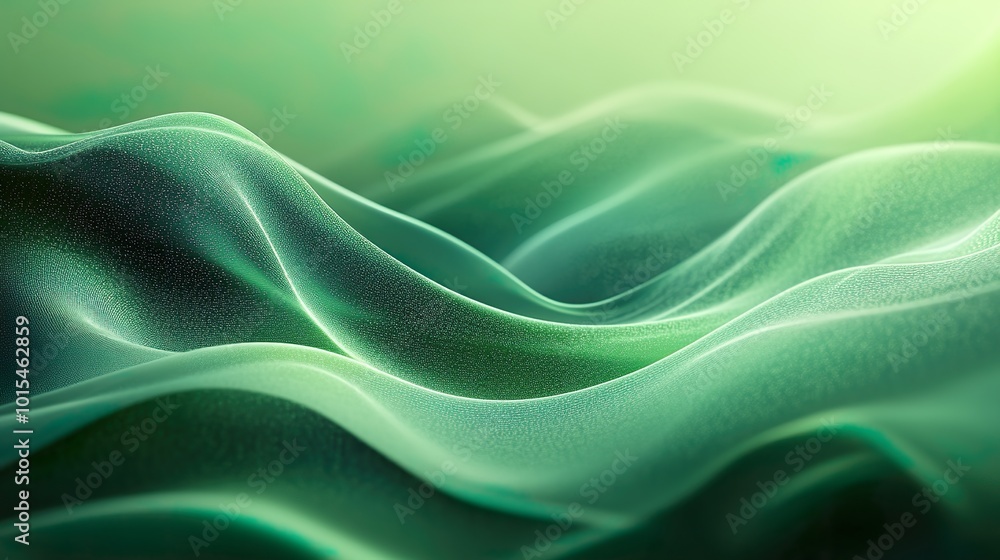 Smooth gradient background featuring elegant green leaves and nature wallpaper Smooth gradient background featuring elegant green leaves and nature wallpaper