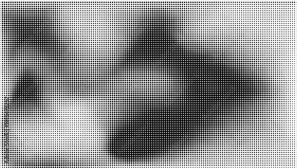 Black And White Halftone Overlay. vector horizontal background in monochrome halftone style with randomly scattered dots. Black And White Halftone Overlay. vector horizontal background in monochrome halftone style with randomly scattered dots.