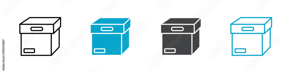 box icon sign and symbol box icon sign and symbol