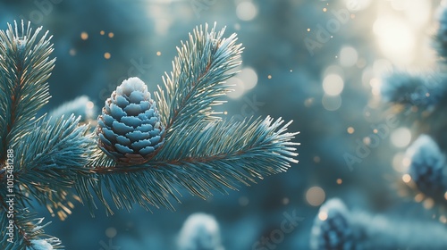 winter background with snow...