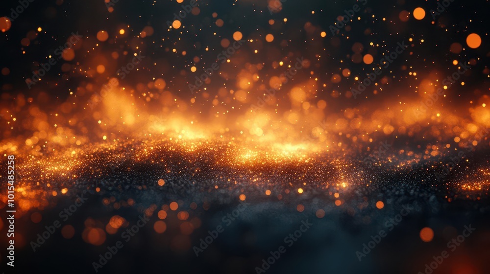 glowing particles dance across a deep black canvas creating an abstract background of fiery embers and sparkling lights evoking warmth and mystery glowing particles dance across a deep black canvas creating an abstract background of fiery embers and sparkling lights evoking warmth and mystery